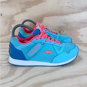 KangaROOS - Jogger 1.5 - Athletic Shoes - Blue/Pink - Big Girl's - 5.5 - 164848